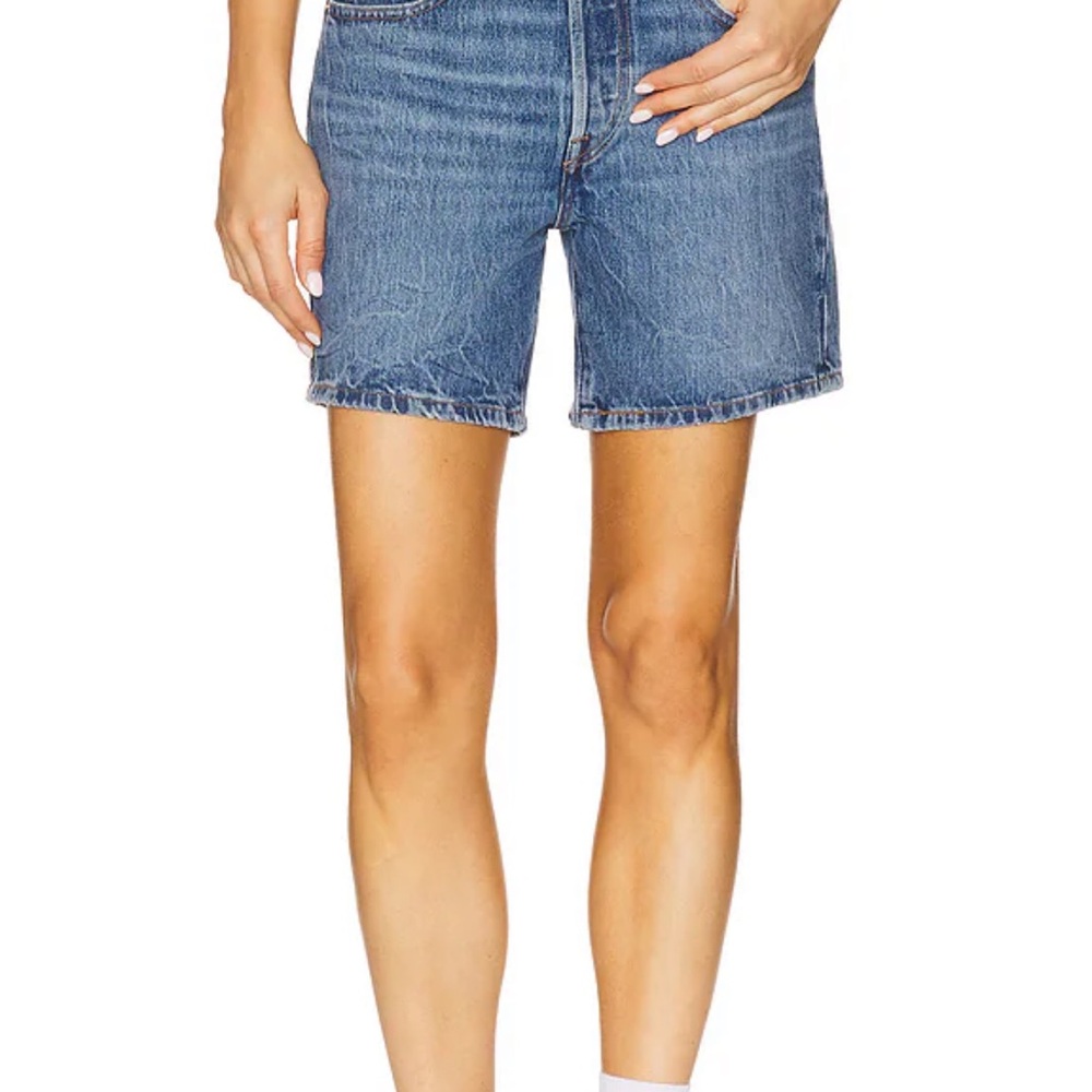 Classic Blue Denim Women's Shorts